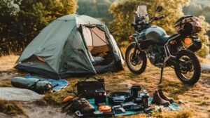 motorcycle camping