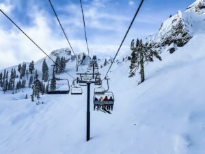 skiing, samoens, france
